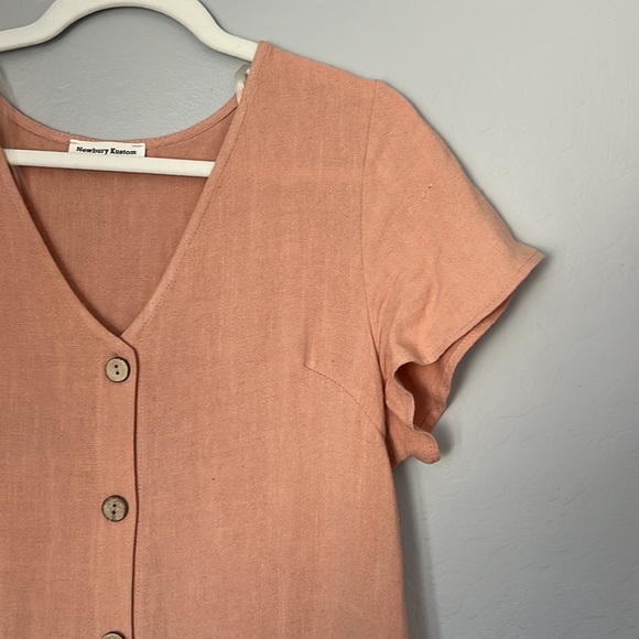 Pink Mini Ruffle Dress - Picture 2 of 5